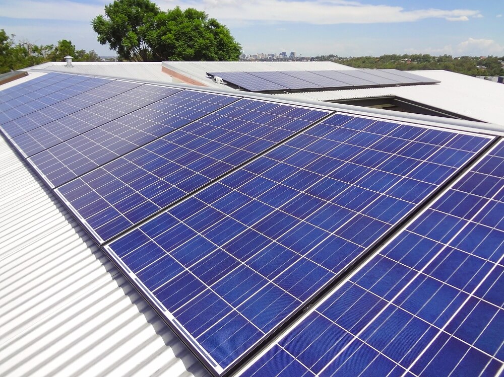 Solar panel installation