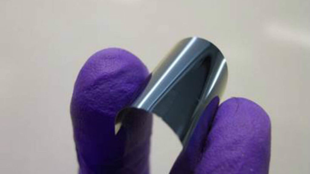 Foldable flexible screen