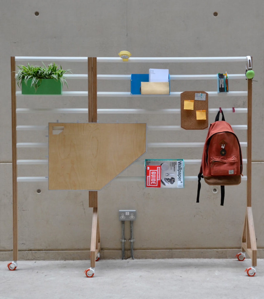 Vertical shelves