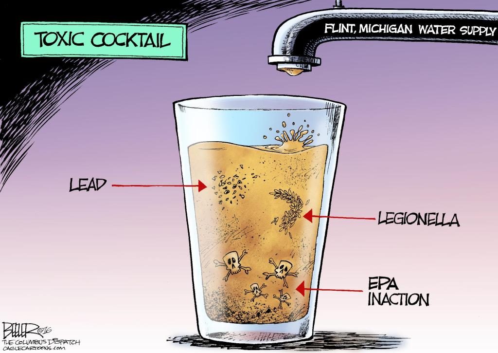 Flint's contaminated water