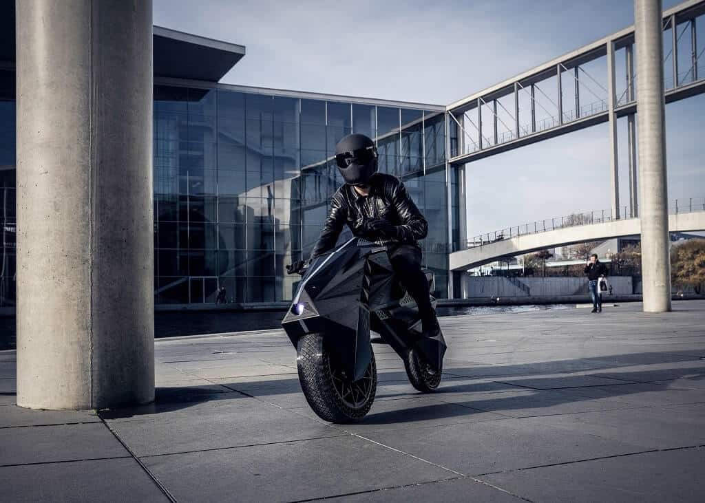 3D Printed Electric Motorcycle by NOWlab the innovation arm of BigRep