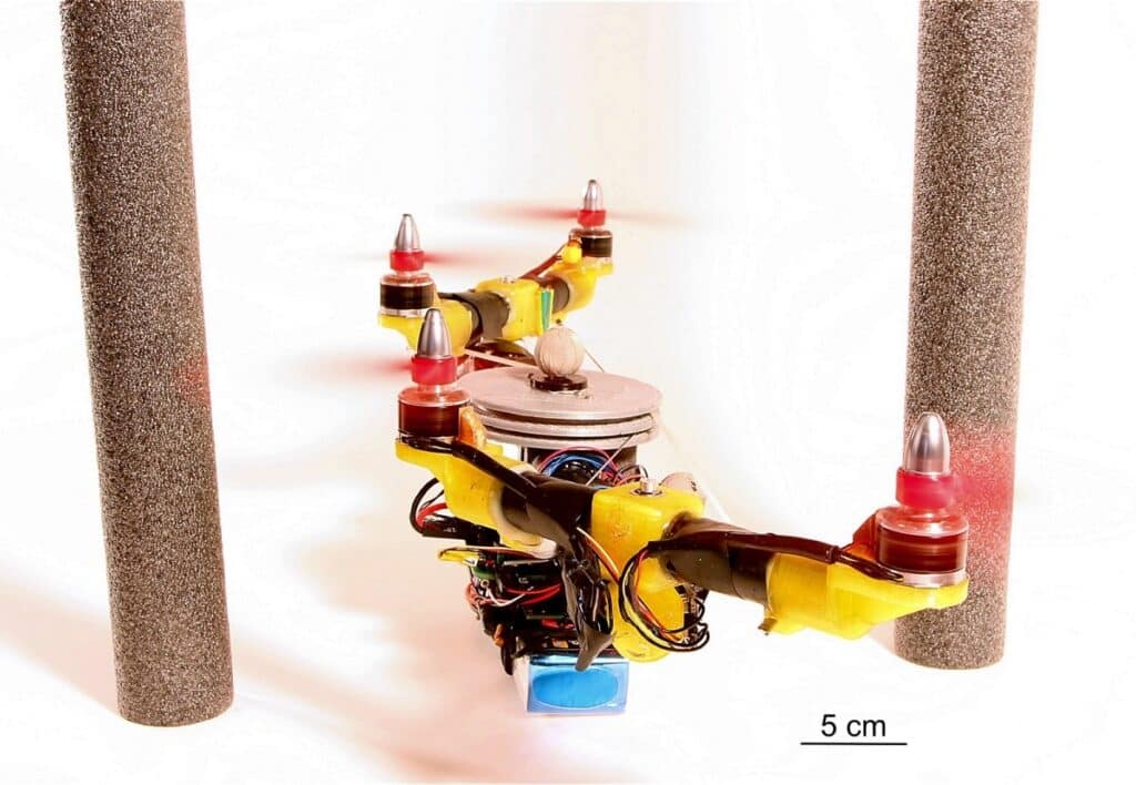 Quad-morphing drone