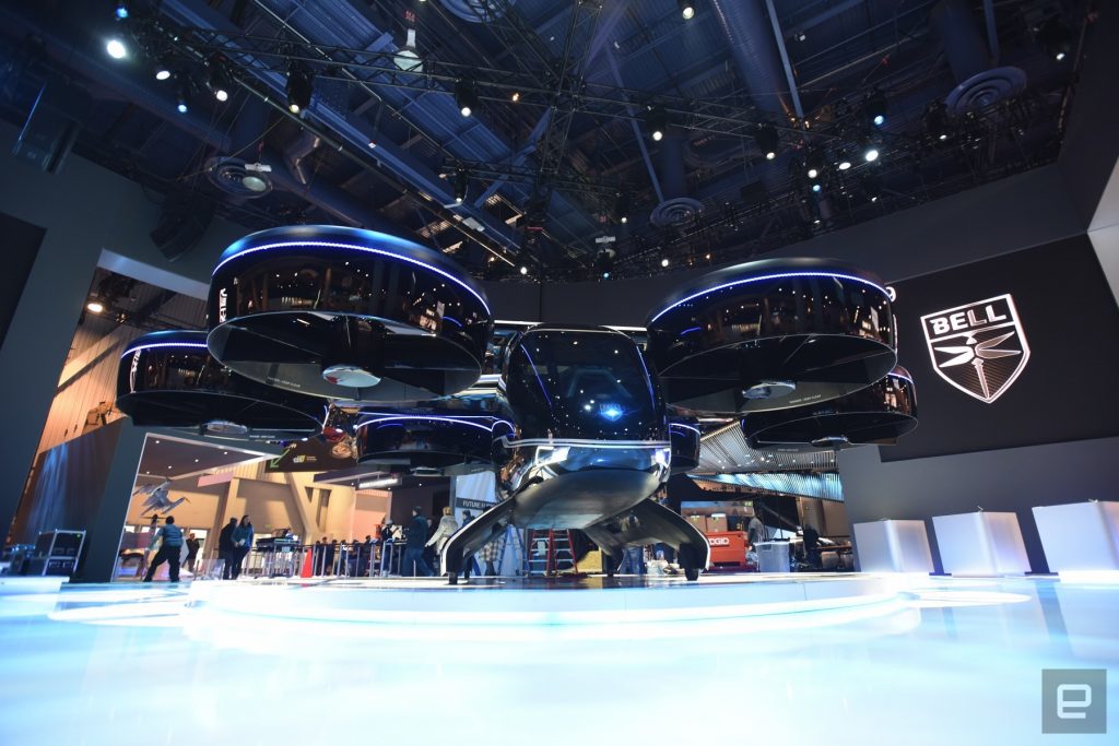 Uber and Bell's Nexus taxi concept
