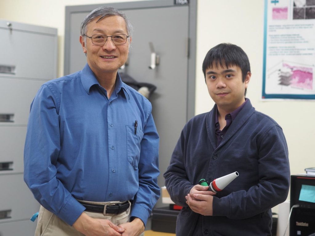 Researchers Tim Lee and Daniel Louie