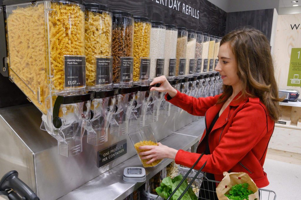 Waitrose packaging-free shopping