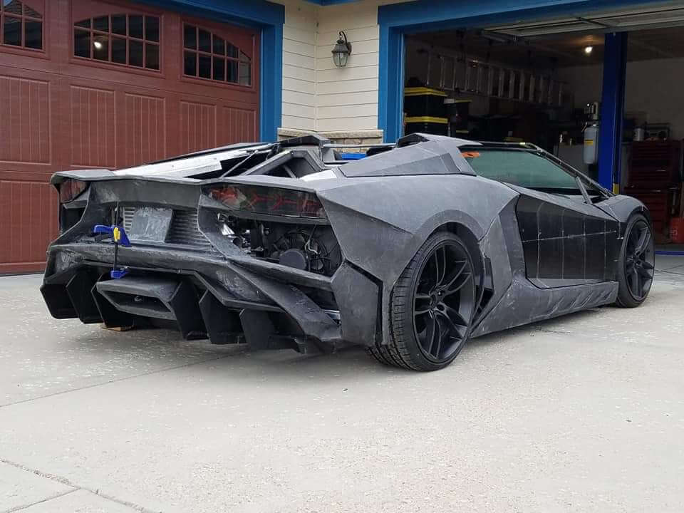 3D printed Lamborghini Aventador