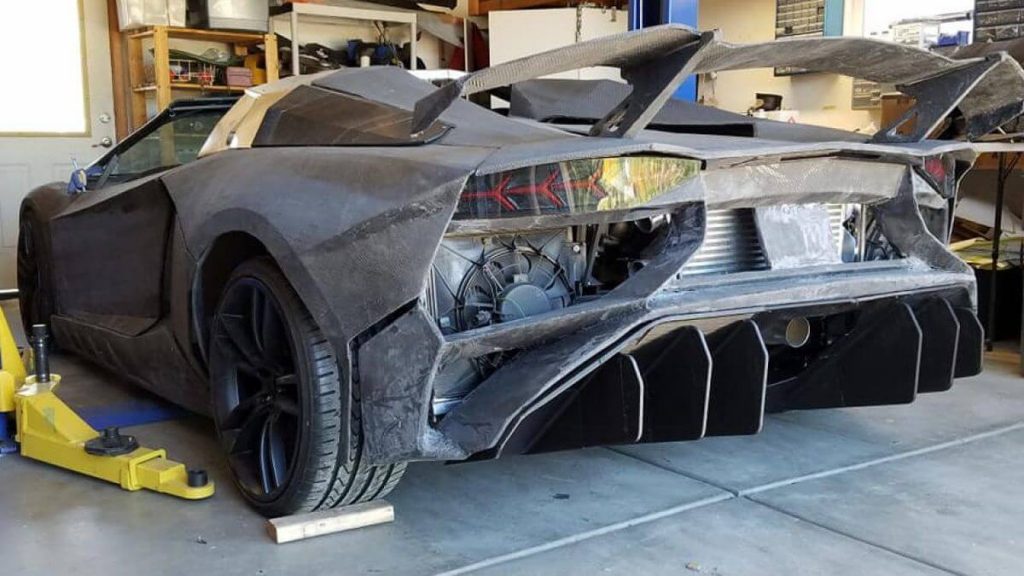 3D printed Lamborghini Aventador