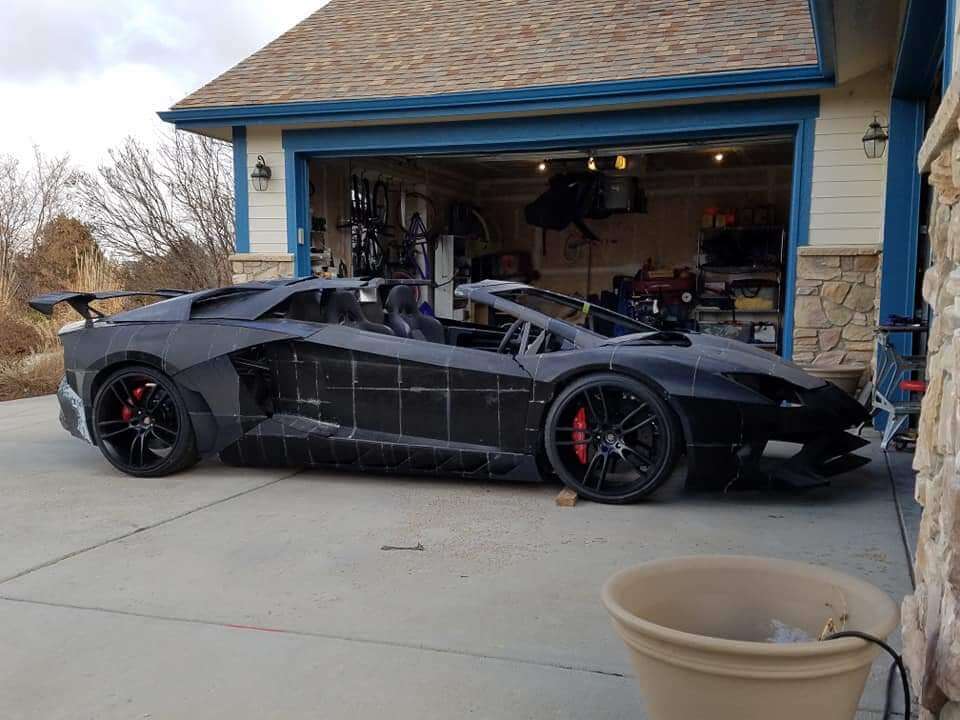 3D printed Lamborghini Aventador