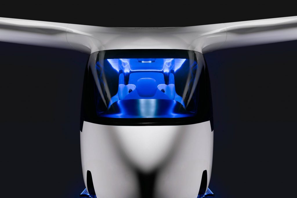 From the front