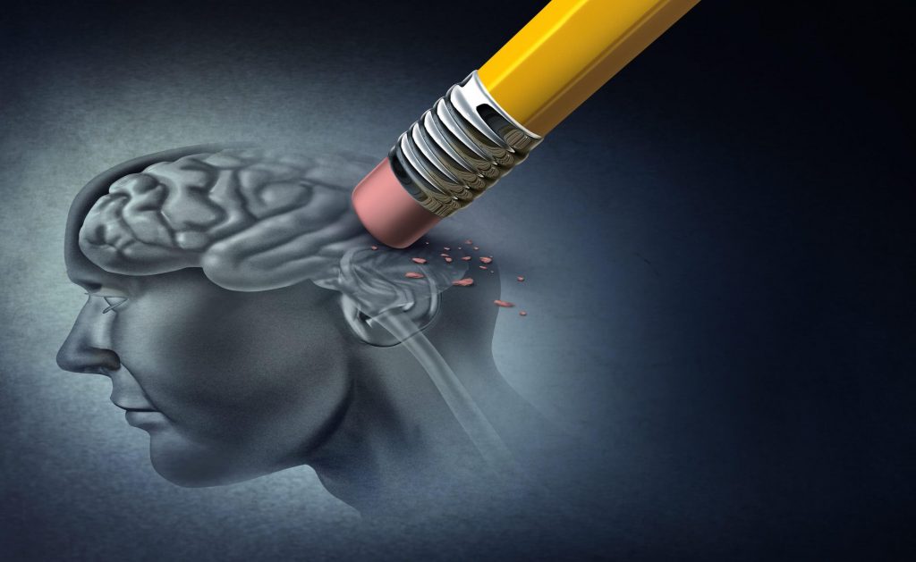 Alzheimer's disease starts with confusion and memory loss