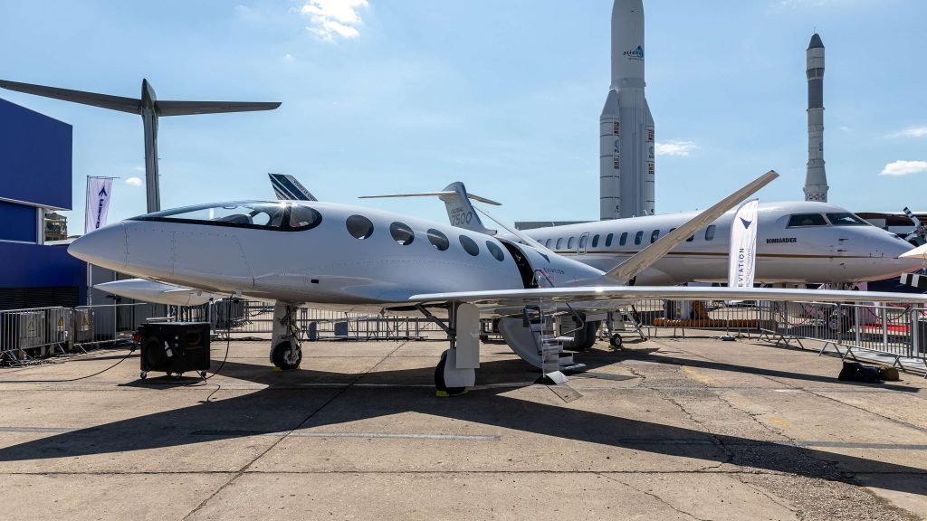 The Eviation Alice at the Paris Air Show