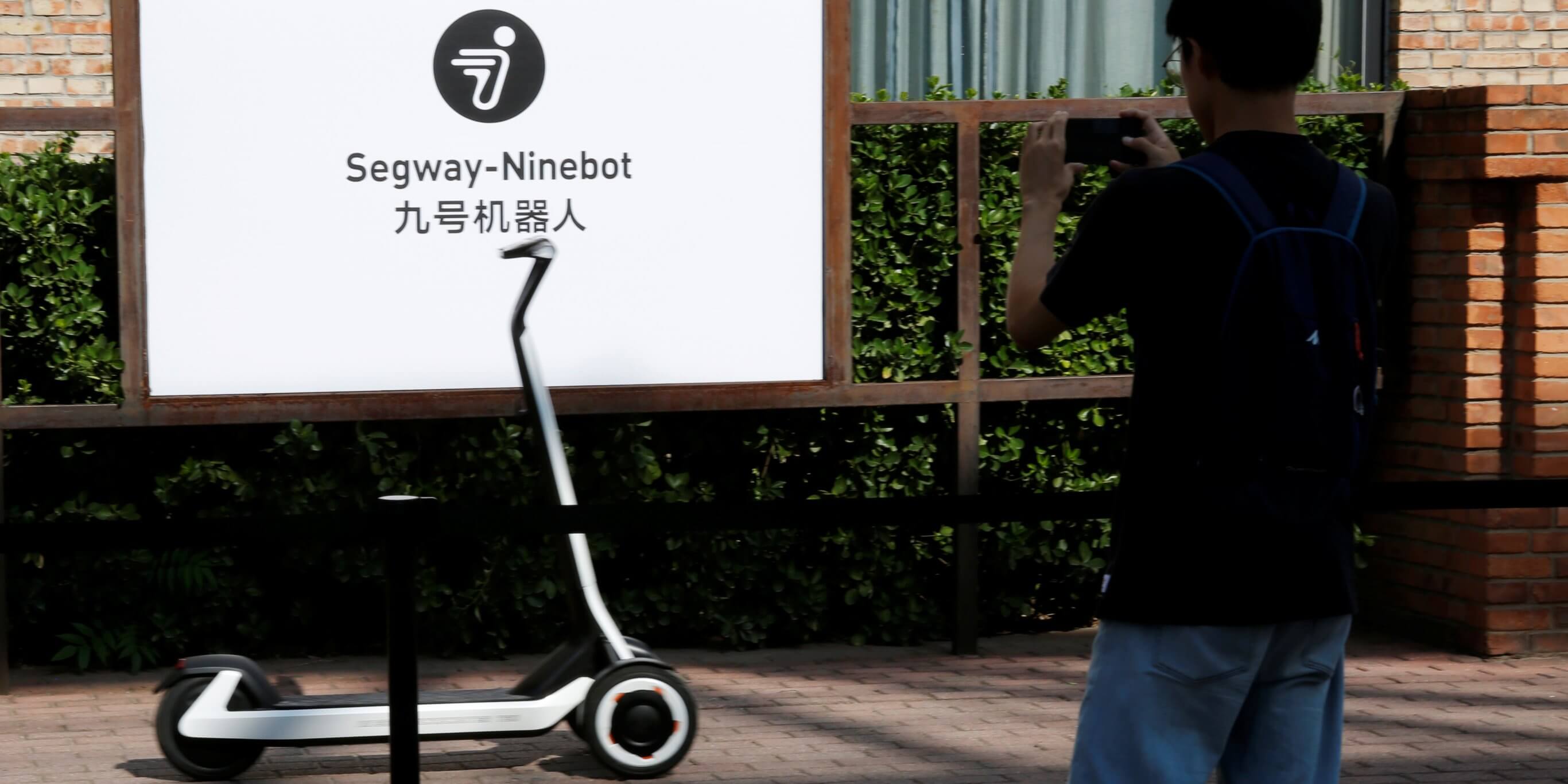 The KickScooter T60 can drive itself to and from charging stations