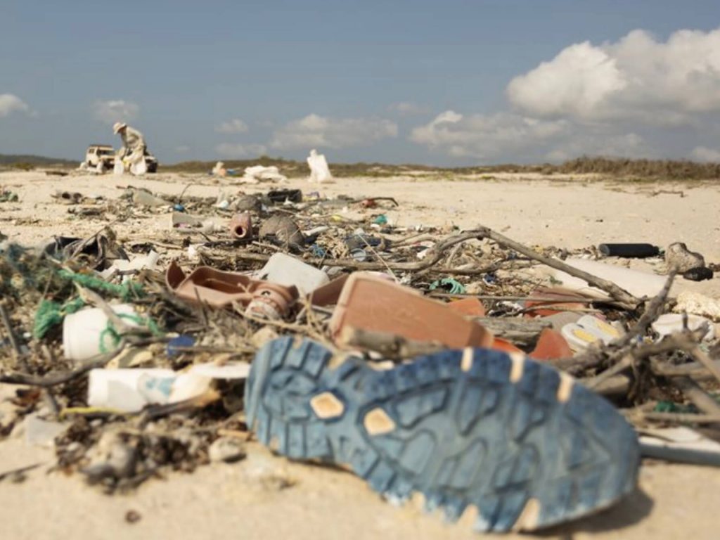 7 tons of plastic pollution cleaned up off a remote beach in Australia