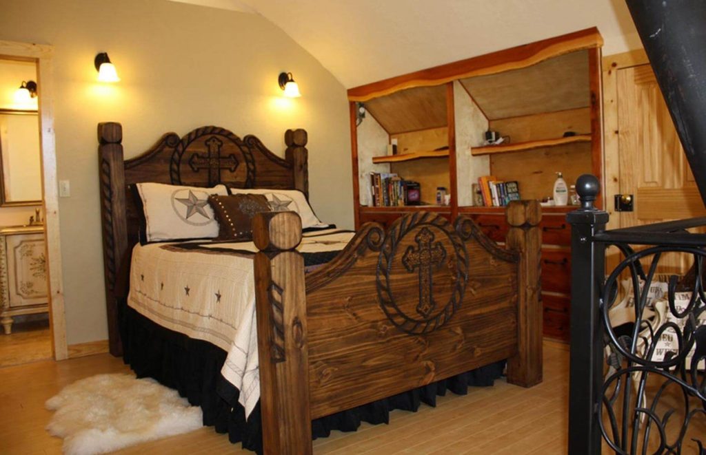 Arched home bedroom