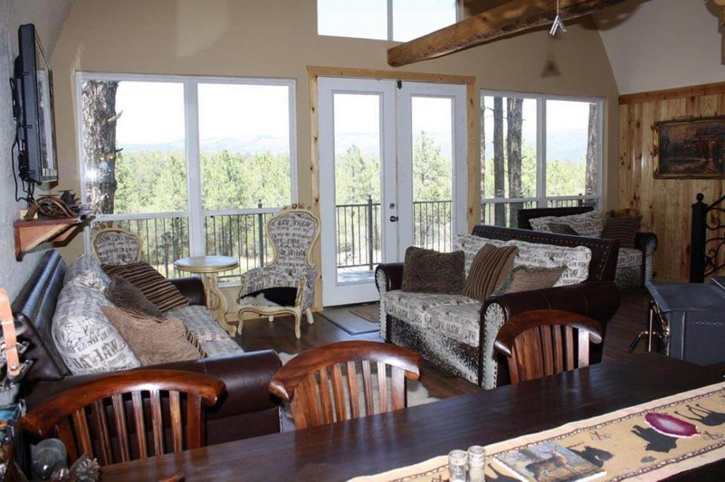 Inside an arched home