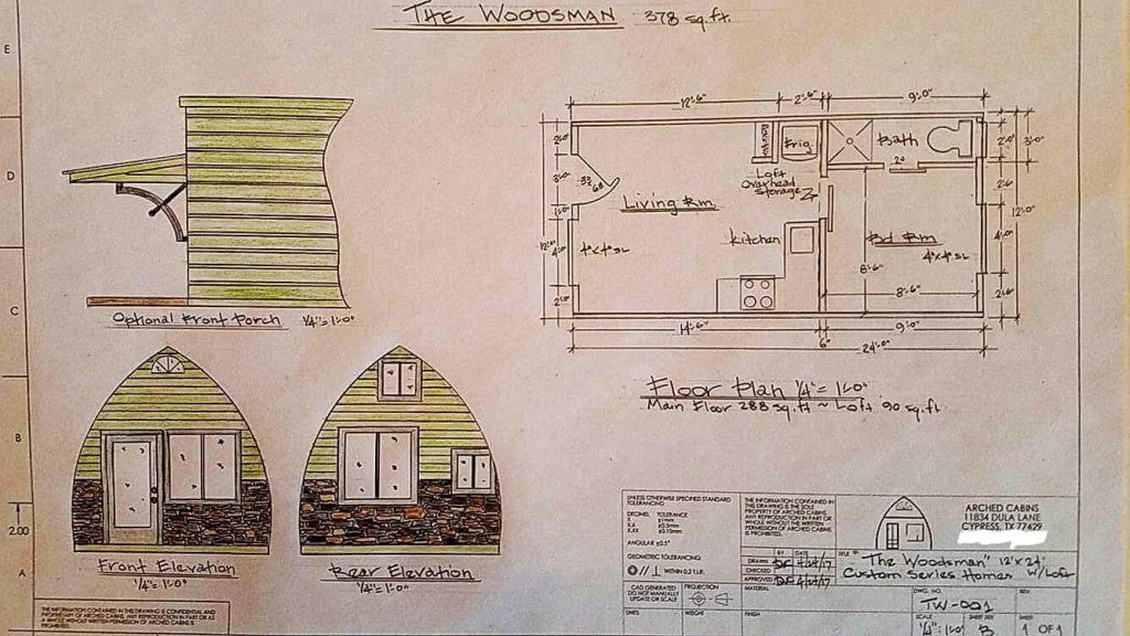Arched cabin design