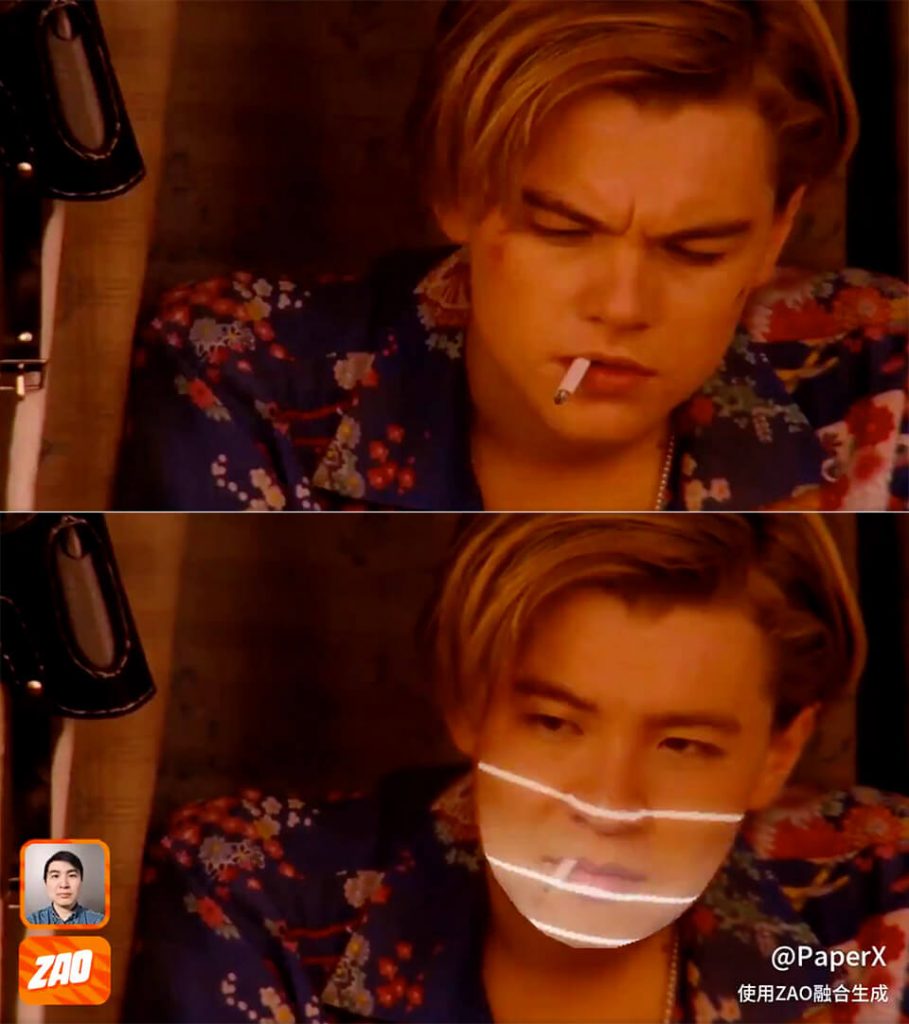 deepfake app allows people to "act" in popular movies and TV shows