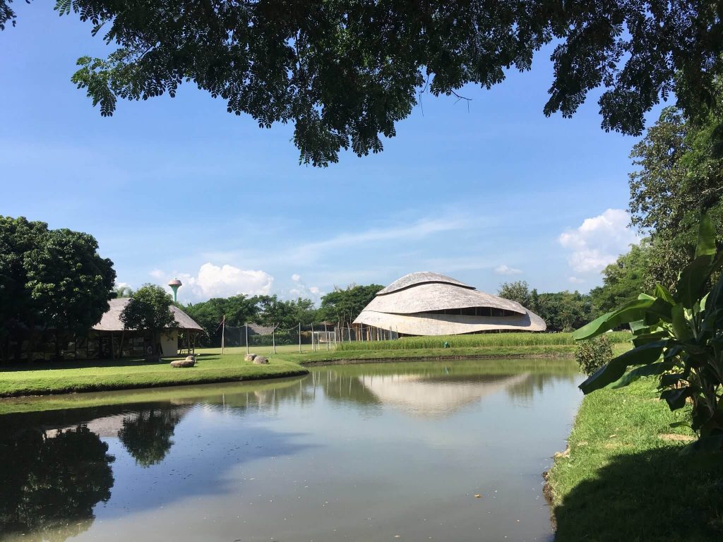 Panyaden International School bamboo sports center