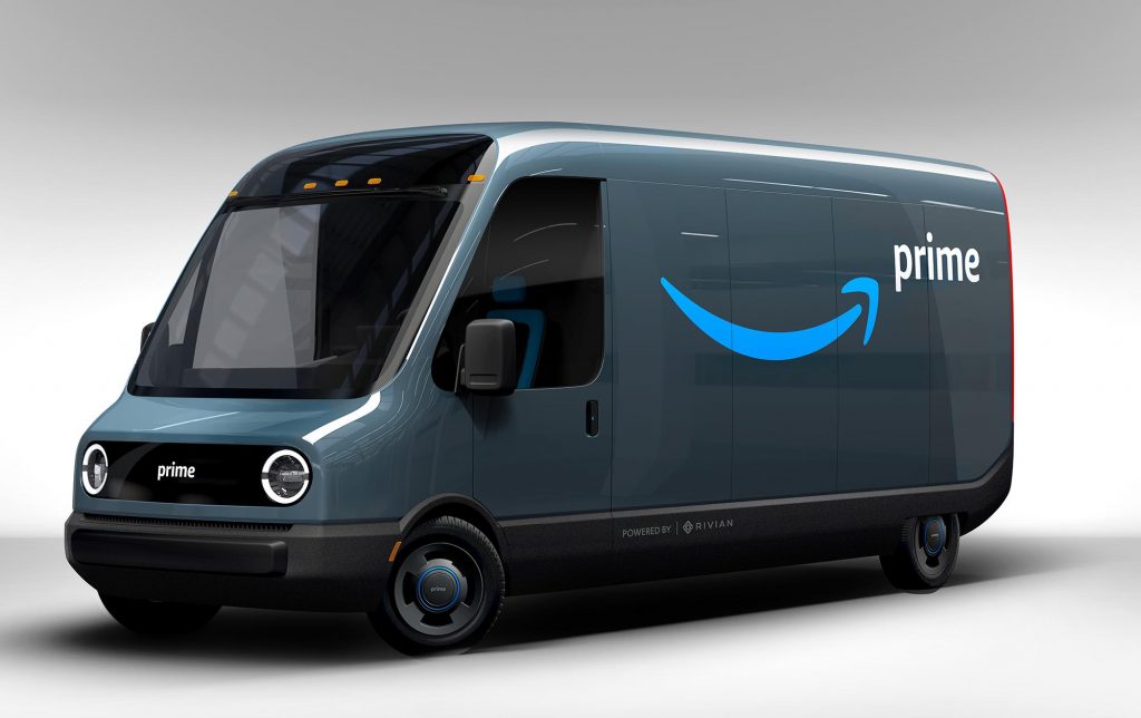 Rivian Amazon delivery van