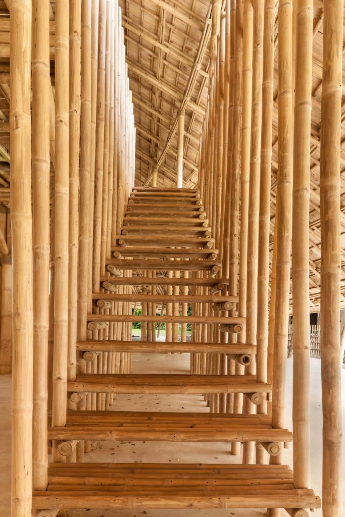 Bamboo stairs