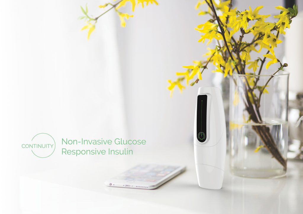 CONTINUITY: an earring that monitors glucose levels and insulin is administered orally.