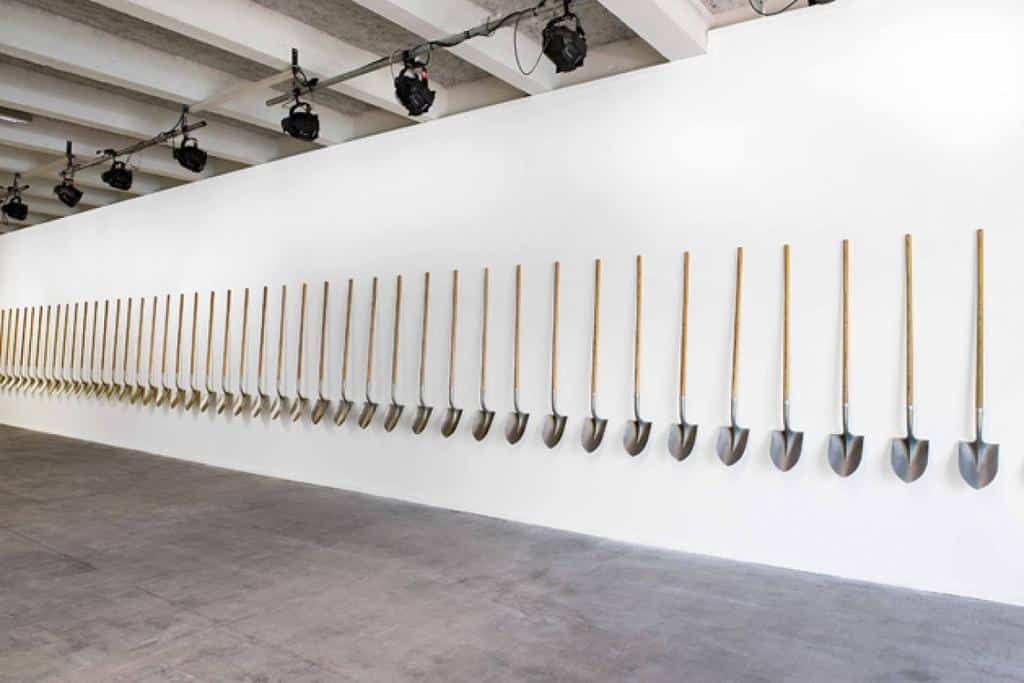 Mexican Artist Turns 1,527 Guns Into Shovels To Plant Trees