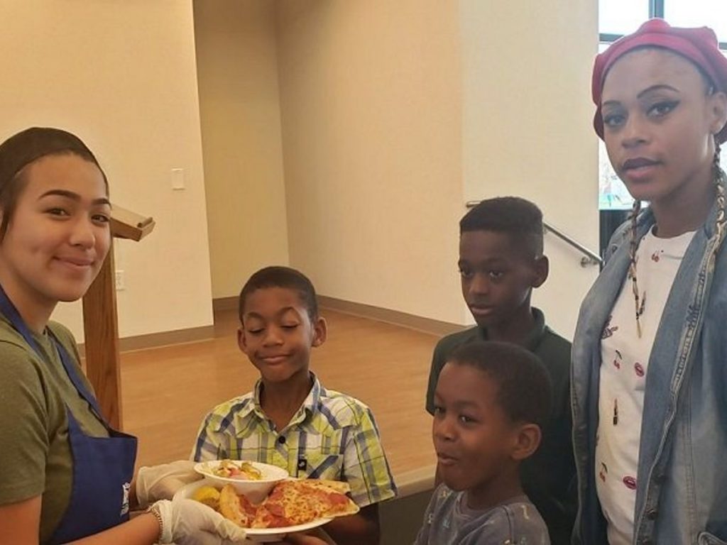 Girl Throws Pizza Party For Homeless Instead Of Graduation Party