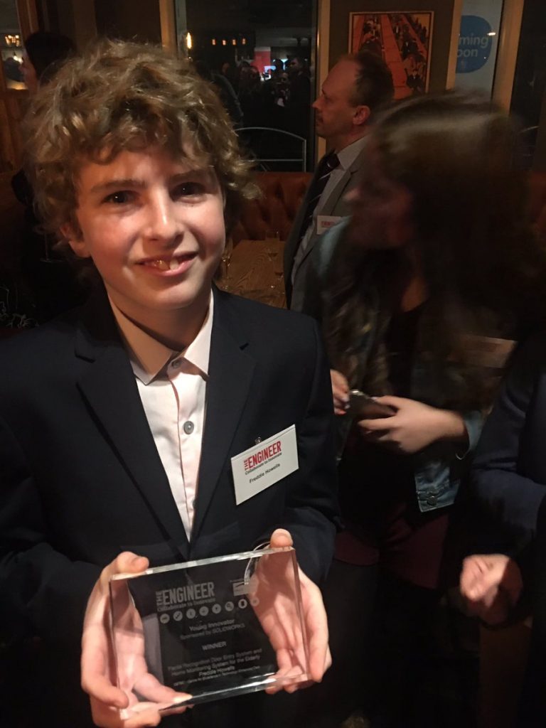 12-Year-Old Freddie Howells Develops Facial Recognition Door Entry System