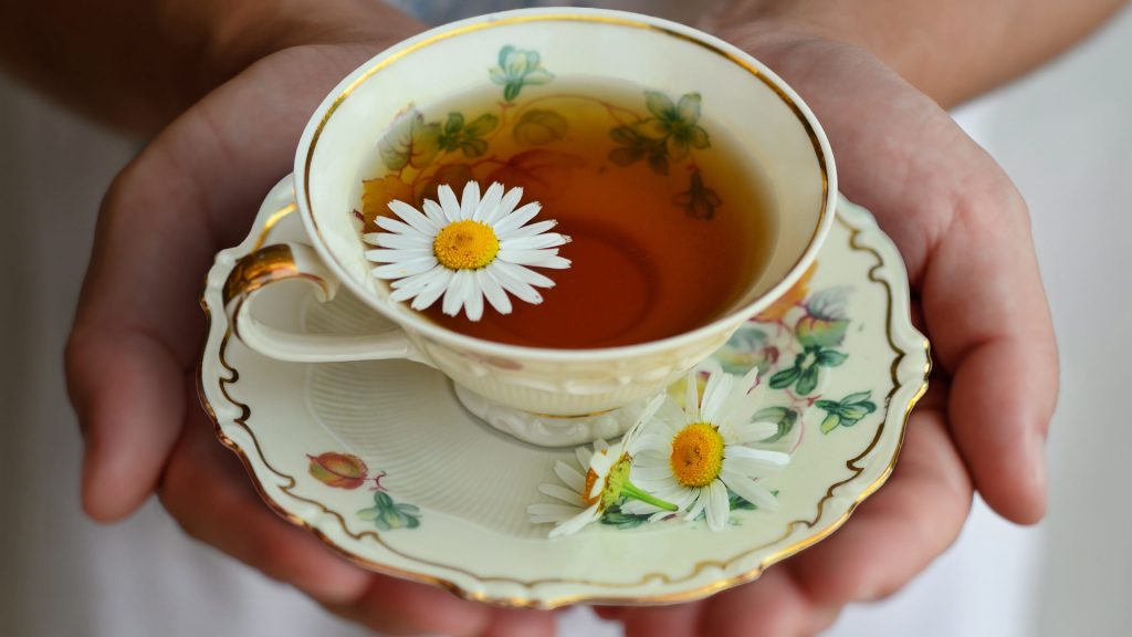 Tea with a teacup