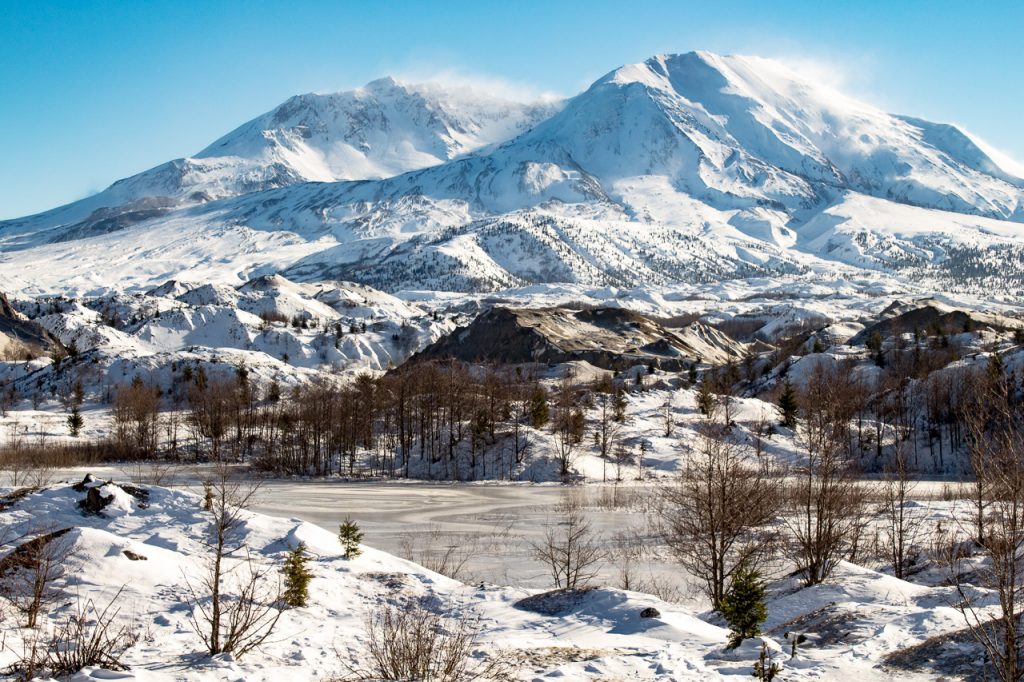 Mount Saint Helens from Lewis County in Washington State