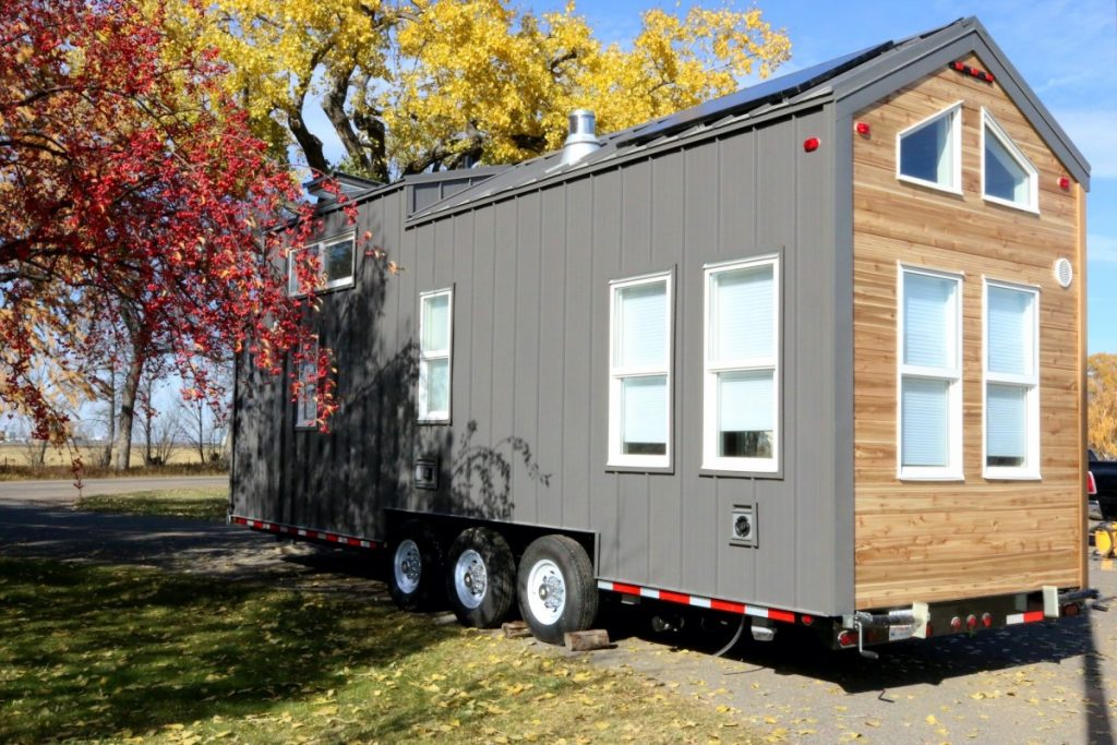 Tiny Home On Wheels With Solar-Powered Features
