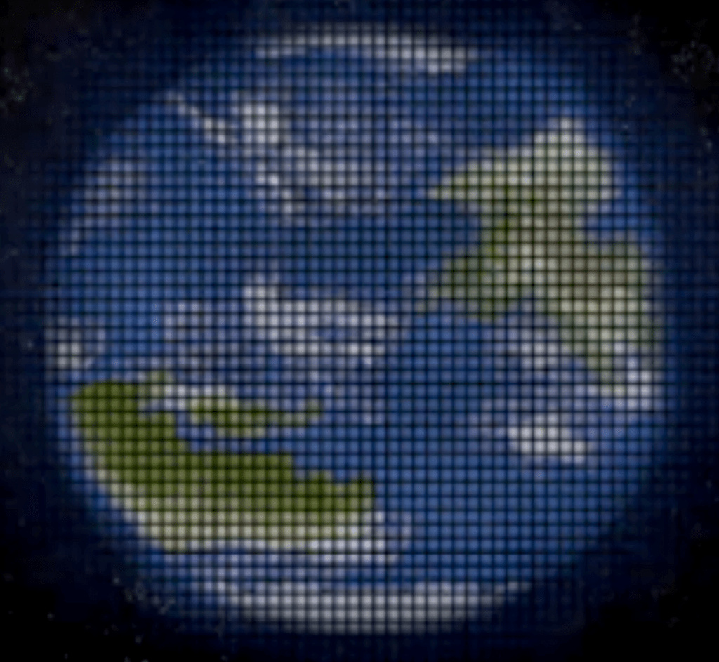 Artist’s depiction of a possible image from a Solar Gravitational Lens (SGL) telescope.
