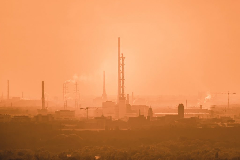 Air pollution caused by industry