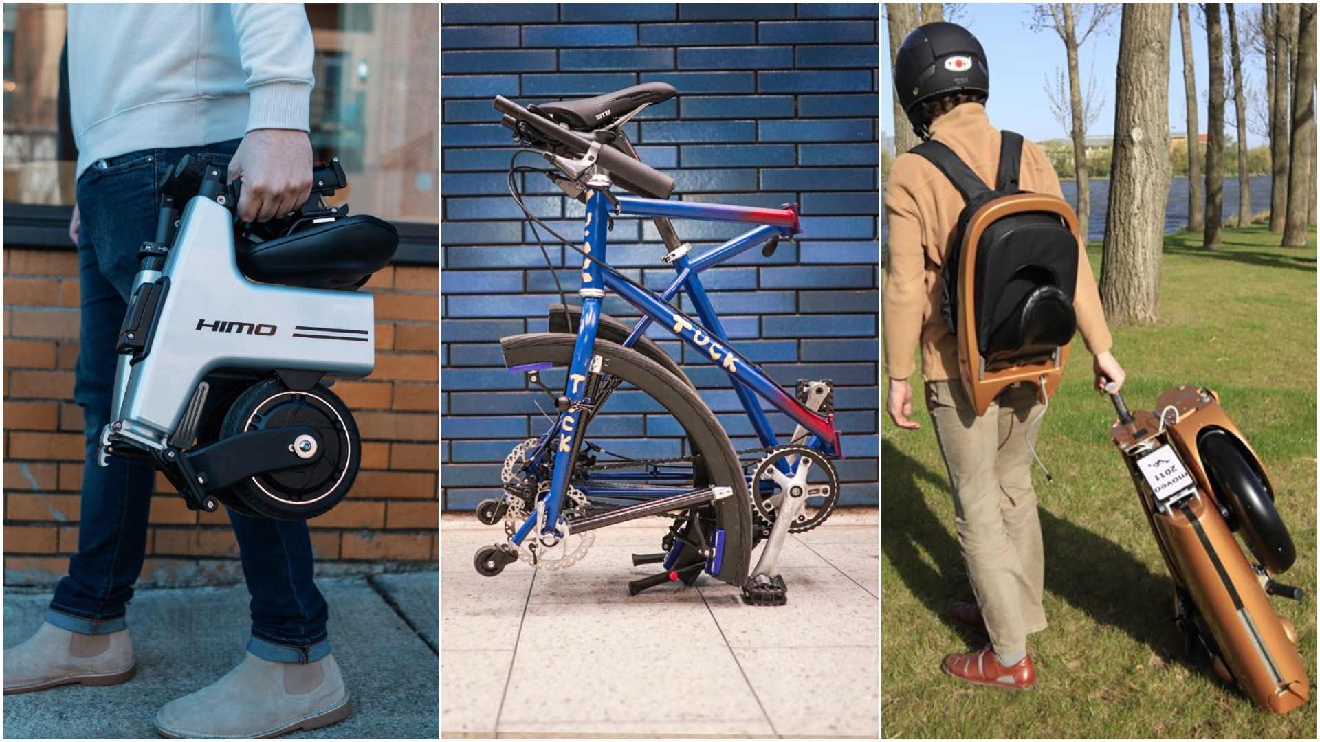 Foldable bikes and scooters