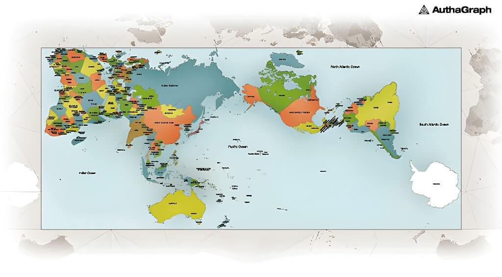 More Accurate World Map Wins At The Design Awards In Japan