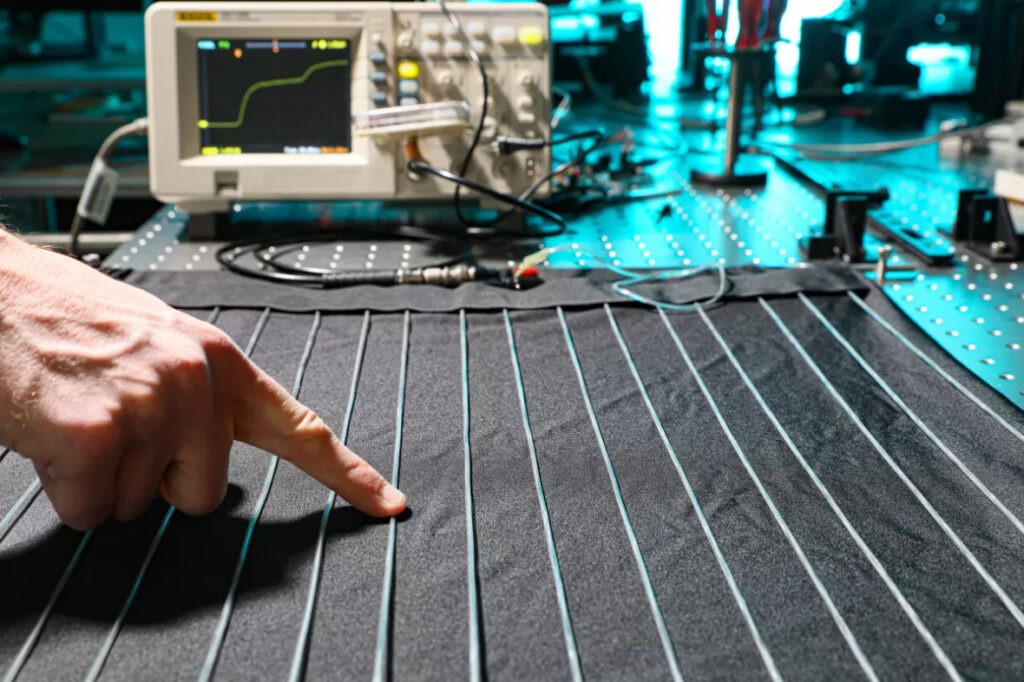 Soft Transmission Lines Improve Smart Fabric Efficiency