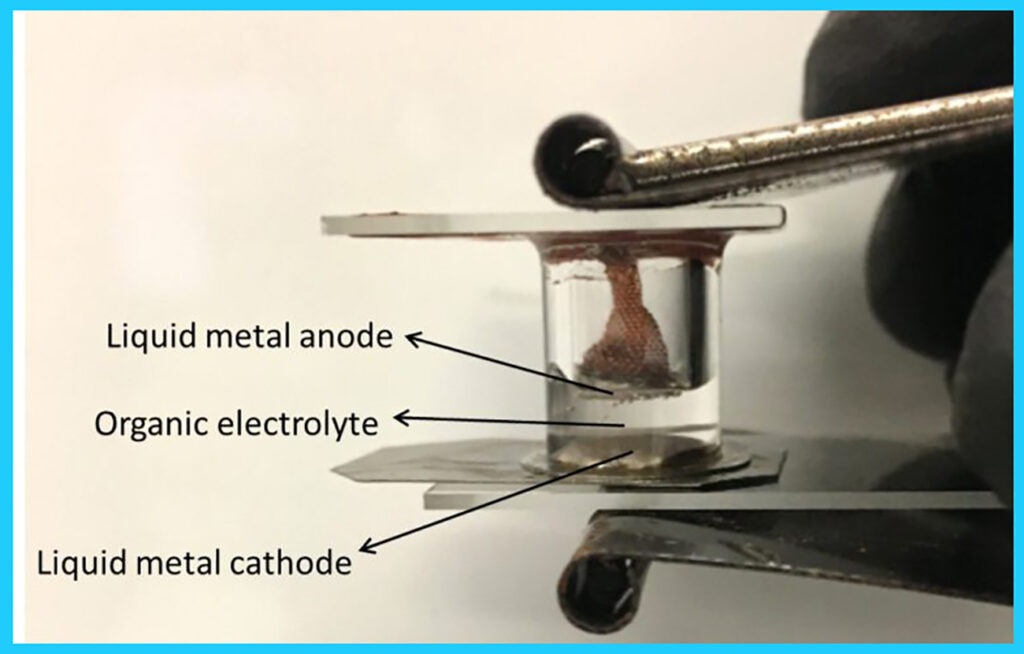 Scientists Create Room-Temperature All Liquid-Metal Batteries
