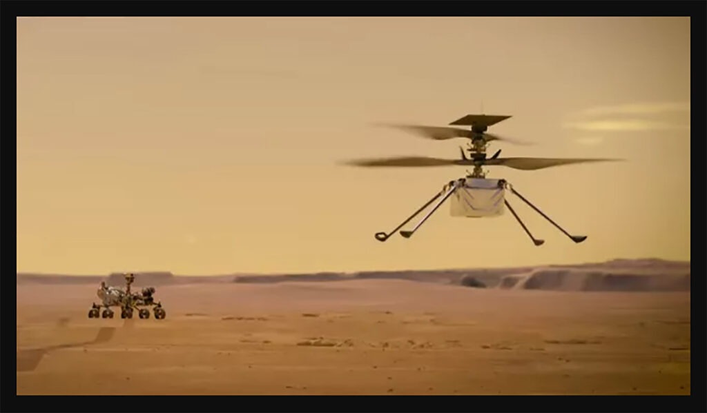 NASA's Mars Helicopter Successfully Powers Up In Space 