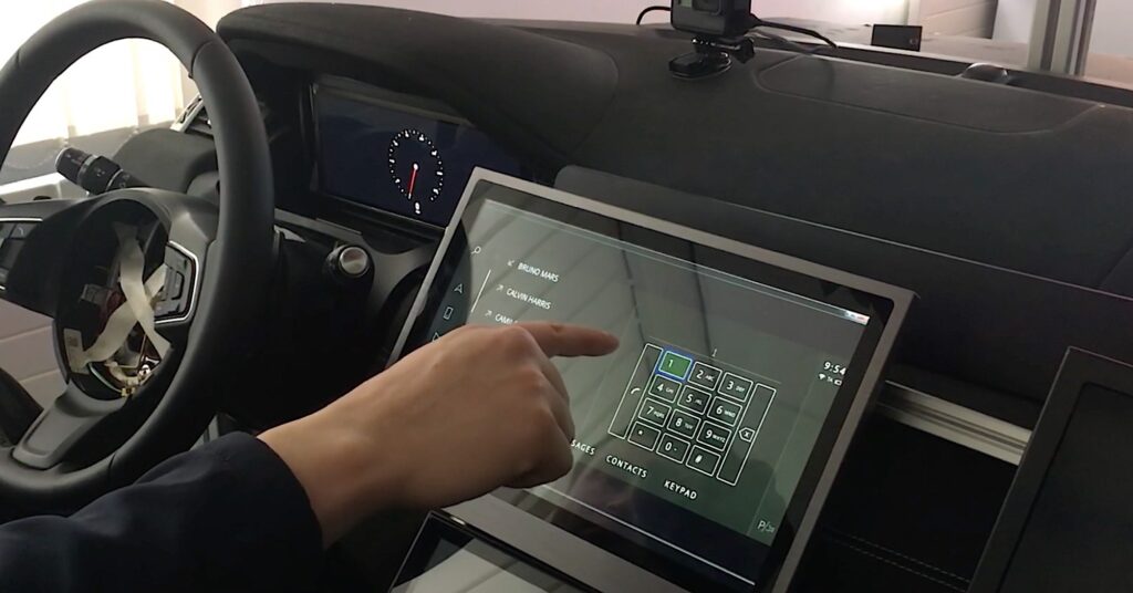 Contactless Touch-Screen System For Jaguar Land Rovers
