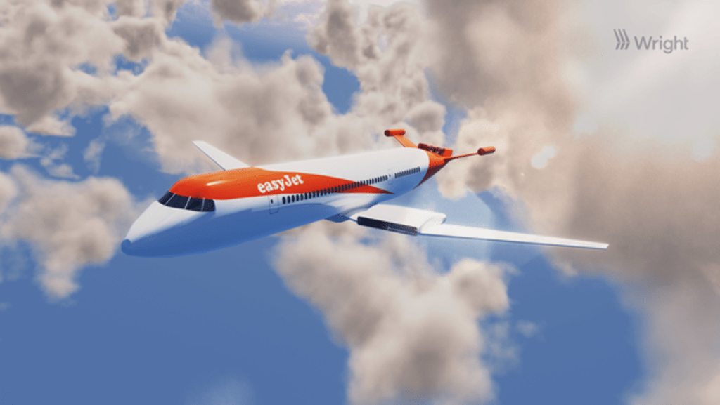 EasyJet Wright Electric plane design