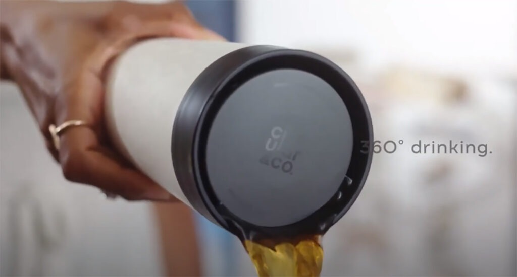 A Strong, Reusable, Coffee Mug Made From Used Disposable Cups