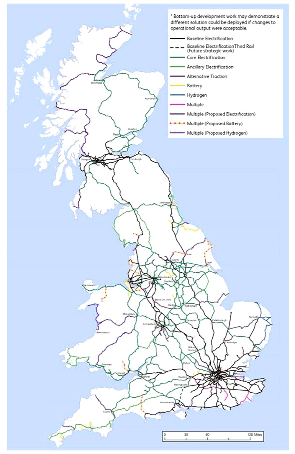 Britain’s Strategy To Decarbonize 15,140 km of Train Lines