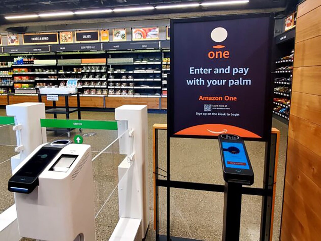 Pay At Stores With The Wave of Your Hand Using Amazon One