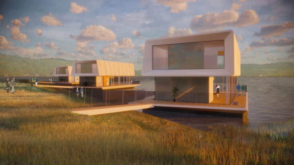 These Floating Homes Are Ideal For Flood Risk Areas
