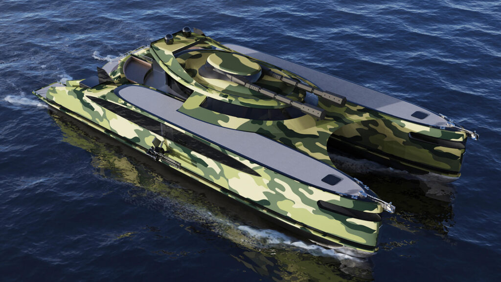 Solar-Powered Amphibious Superyacht Can Move On Sand Like A Crab
