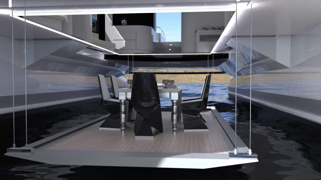 Solar-Powered Amphibious Superyacht Can Move On Sand Like A Crab