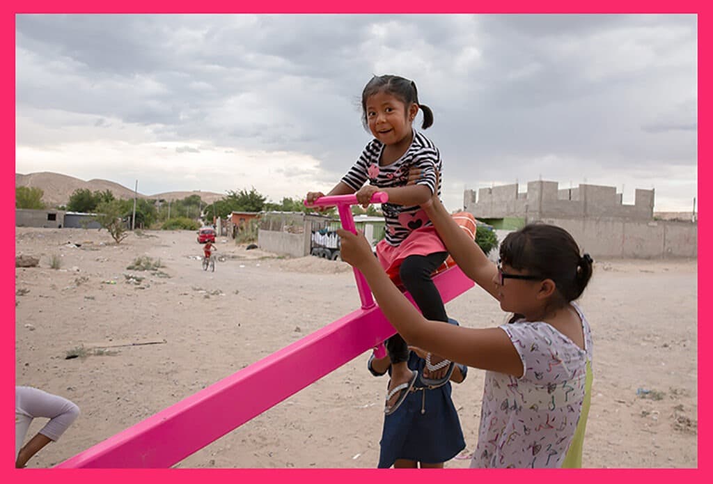 Pink Seesaws On US-Mexico Border Wins Design Of The Year 2020