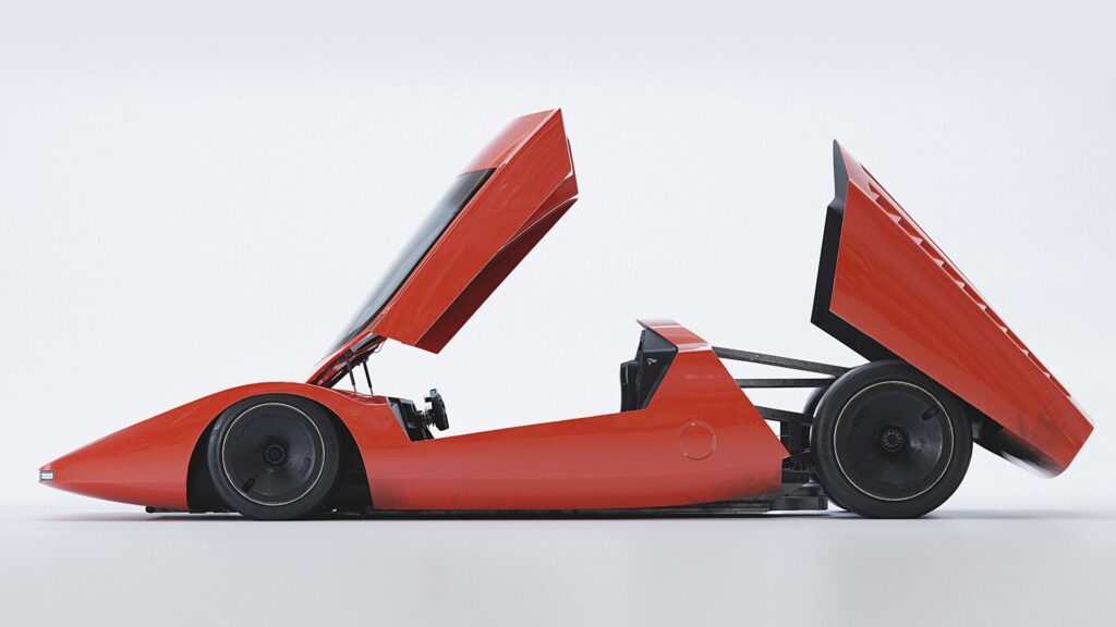 Watch This Ferrari-Tesla Concept Race Through An Apocalyptic Wasteland