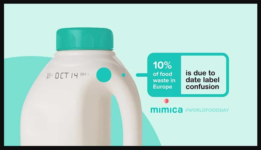 10% of food waste in europe is due to date label confusion