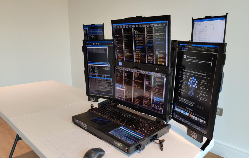 This Laptop Has Seven Screens For When One Just Isn’t Enough!